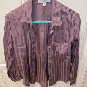 Anthropologie Purple Blouse
